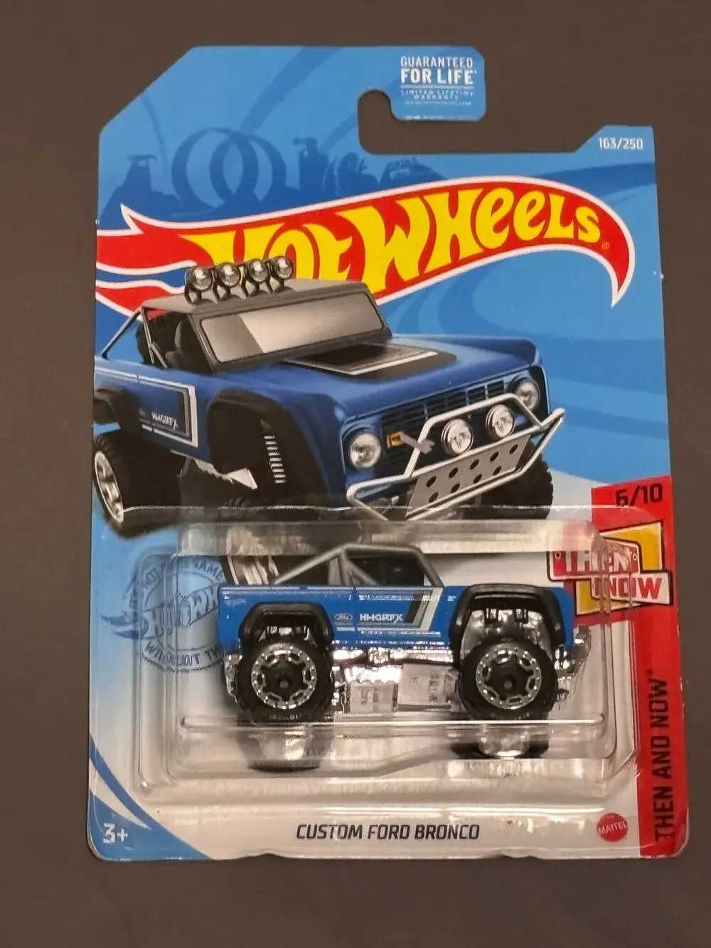 Hot Wheels 2021 Factory Set Then And Now #163 Custom Ford Bronco Blue